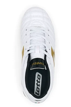 Weiße Lotto Stadio 705 Fg Jr. Fußballschuhe