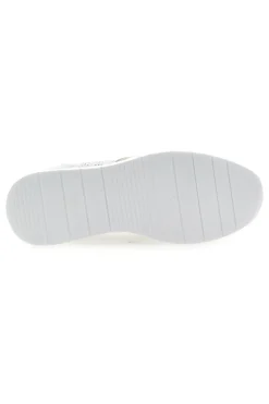 Weiße Schnürschuhe mit seitlichem Reißverschluss MIO TEMPO H216361