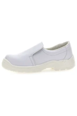 Weiße Sicherheitsschuhe Schwarzer Spross 3081