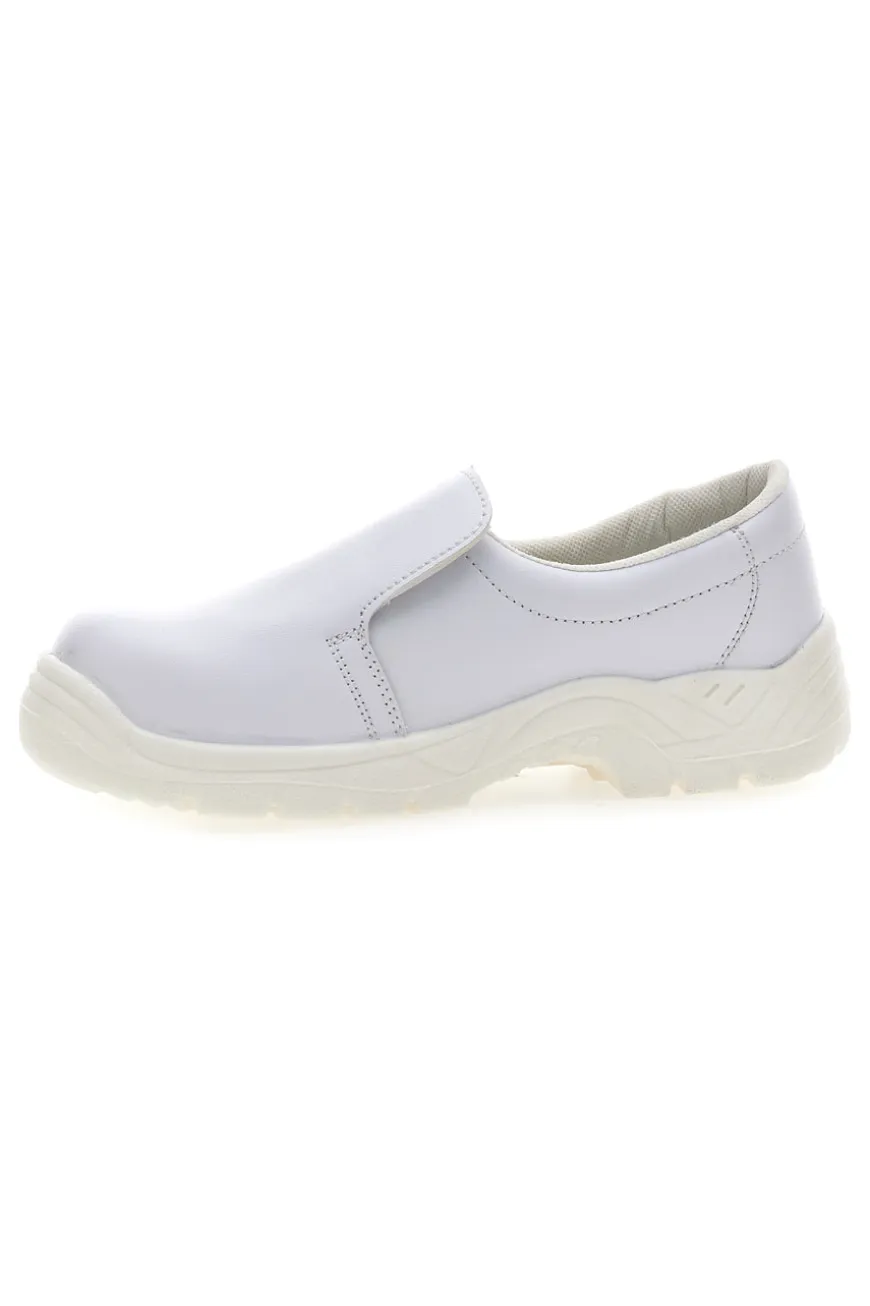 Weiße Sicherheitsschuhe Schwarzer Spross 3081
