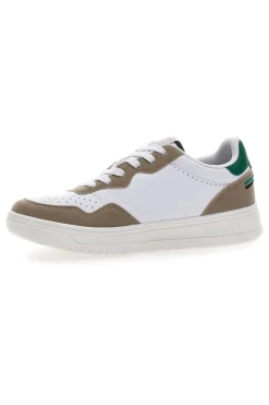 Weiße Sneakers Baumwollgürtel Austria Multi