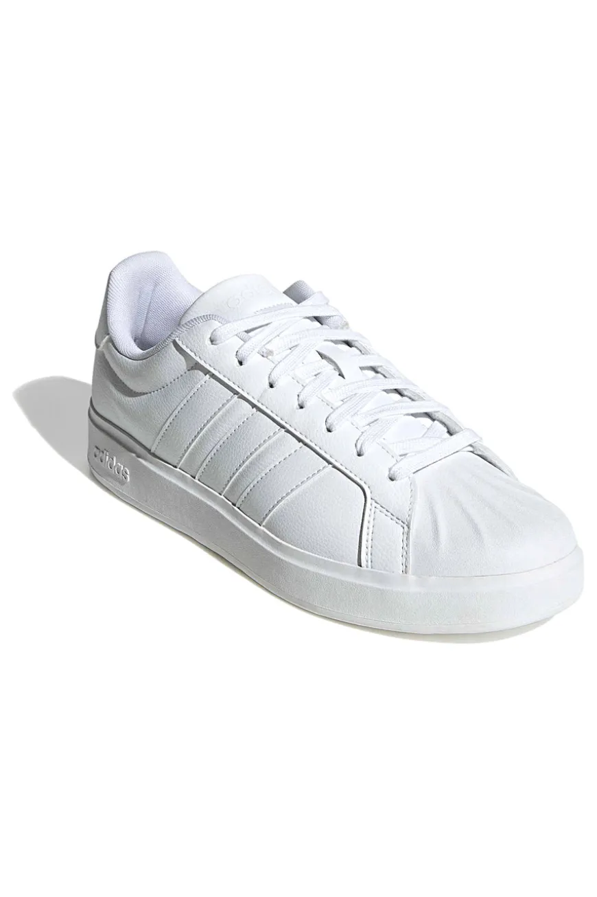 Weiße Sneakers im Sportstil mit Cupsole-Sohle Adidas Streettalk