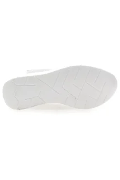 Weiße Sneakers mit Keilabsatz und seitlichem Reißverschluss ENERGY E45