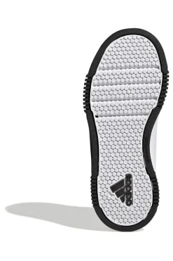 Weiße Sneakers mit Klettverschlüssen Adidas Tensaur Hook and Loop