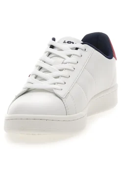 Weiße Sneakers mit roten und blauen Details LEVI'S BELL JR
