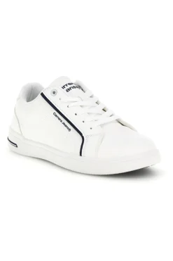 Weiße Turnschuhe mit kontrastierenden Einsätzen und Schnürsenkeln Carrera CAM643021038