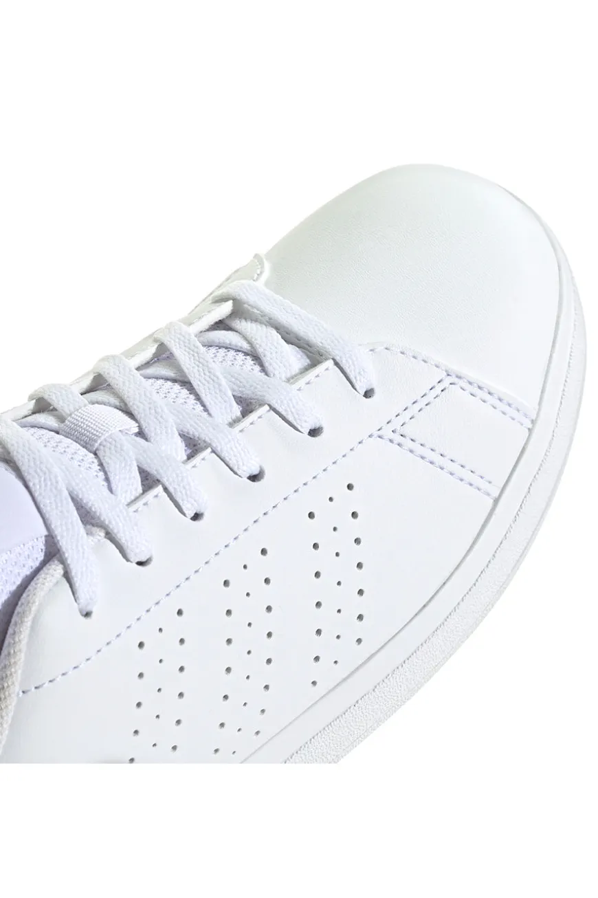 Weiße und blaue Sneakers ADIDAS ADVANTAGE BASE 2.0 J