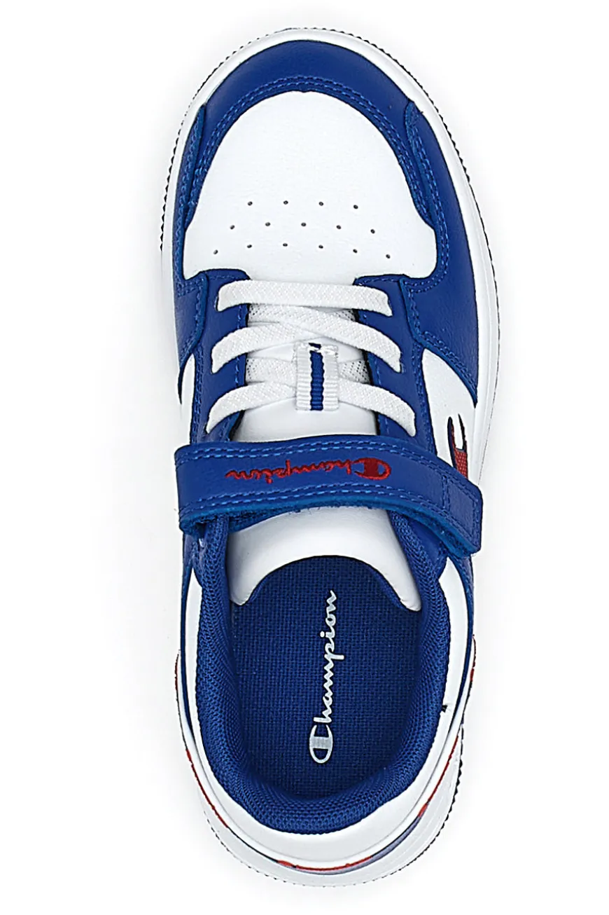 Weiße und blaue Turnschuhe Champion Rebound 2 Low B Ps