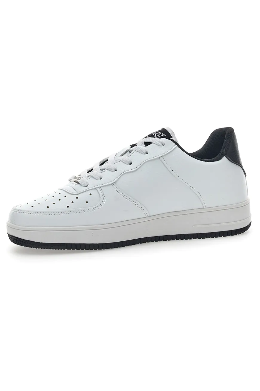 Weiße und schwarze Sneakers mit perforiertem Obermaterial Everlast 713