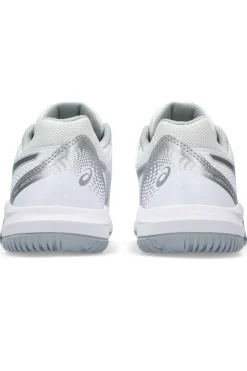 Weiß und Silber Tennisschuhe Asics Gel-Dedicate 8