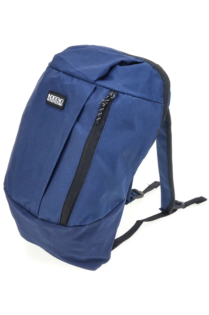 Zaino blu con tasche zip Indigeno metropolitano PITTBAC001-A