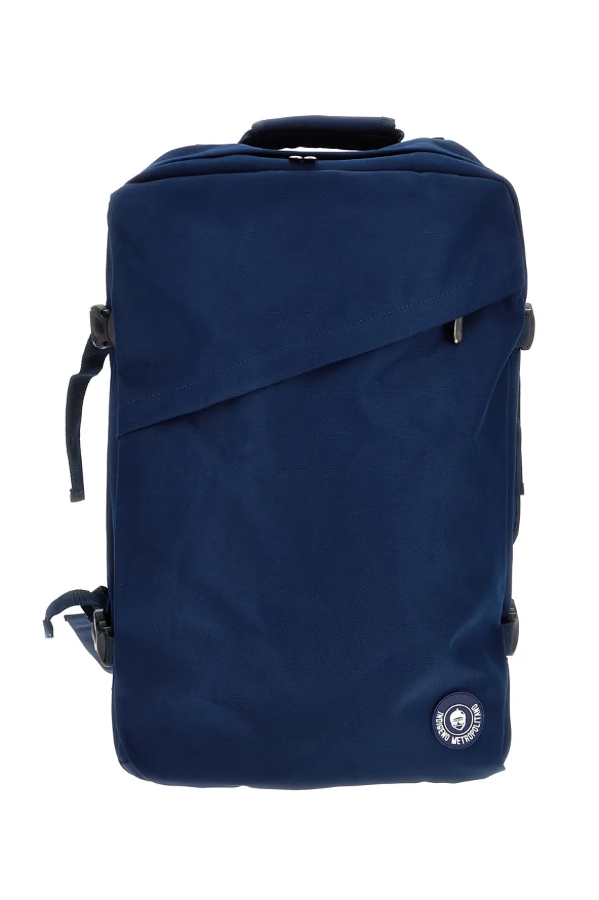Zaino blu da viaggio con spallacci imbottiti Indigeno PITTBAC002-B
