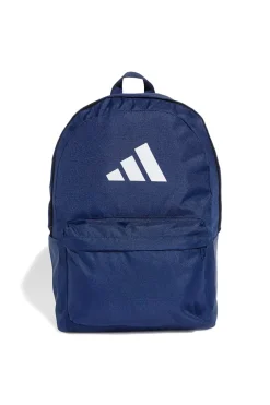 Zaino Blu Navy Minimal con Logo Adidas Classic 3 Bar Logo
