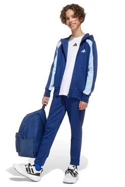 Zaino Blu Navy Minimal con Logo Adidas Classic 3 Bar Logo