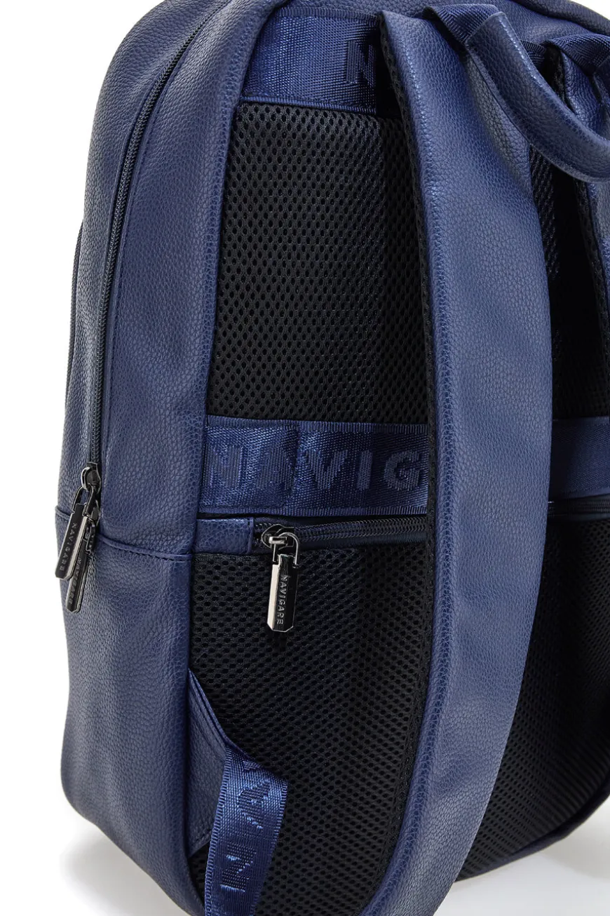 Zaino blu tasca frontale doppio scomparto Navigare BAG899-5