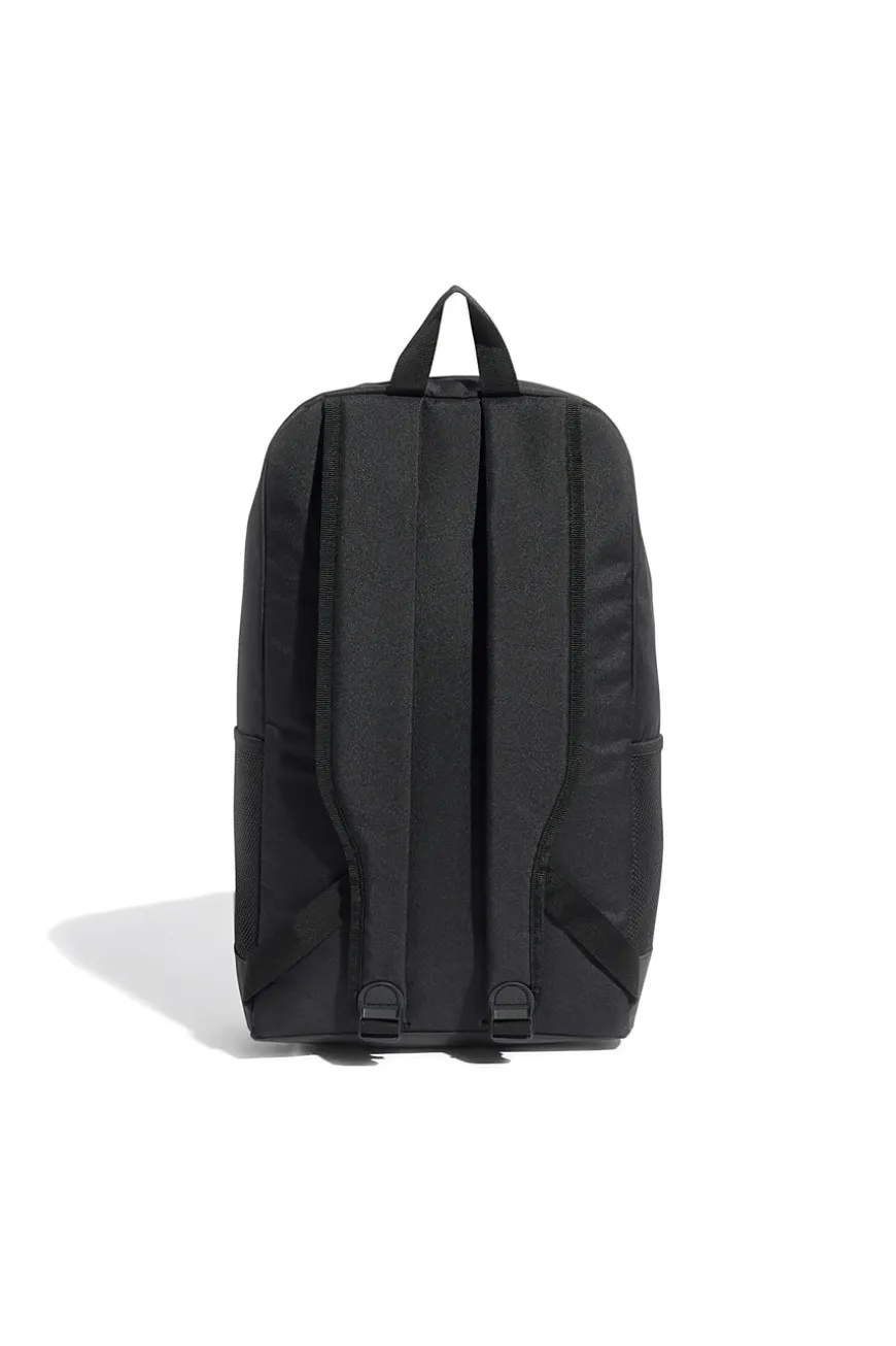 Zaino nero Adidas Linear Backpack con stampa verticale