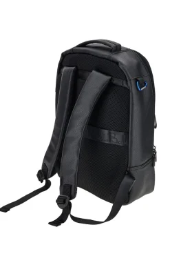 Zaino Nero con Dettagli Blu e Scomparto Porta PC Renato Balestra COB 62140/L/SRBU6
