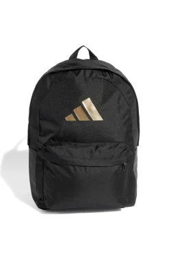 Zaino nero con logo oro e tasca porta laptop Adidas IS7048