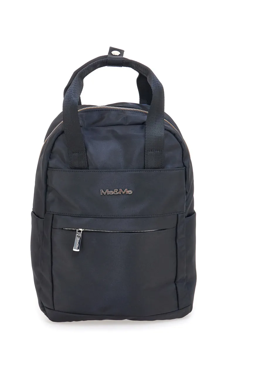 Zaino nero con spallacci regolabili Me & me spa 9309