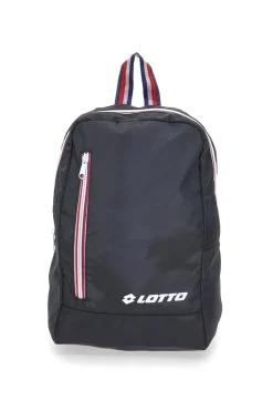 Zaino nero con zip a contrasto Lotto LTT438