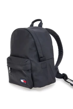 Zaino nero in tessuto con logo Tommy Daily Backpack