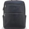 Zaino Nero Multiscomparto Con Tasca Porta Pc In Vera Pelle B. Cavalli 1150IBC1294