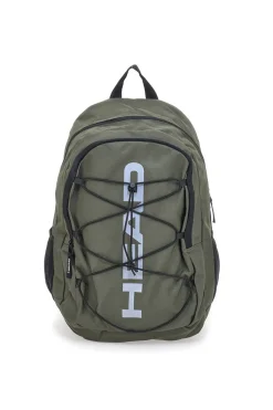 Zaino verde militare con tasche multiple e rete frontale Head HBK048