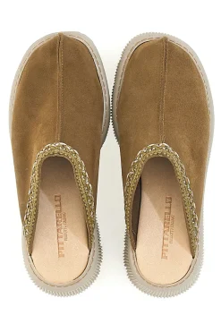 Zoccoli Sabot Invernali Marrone con Platform PITTARELLO 5796